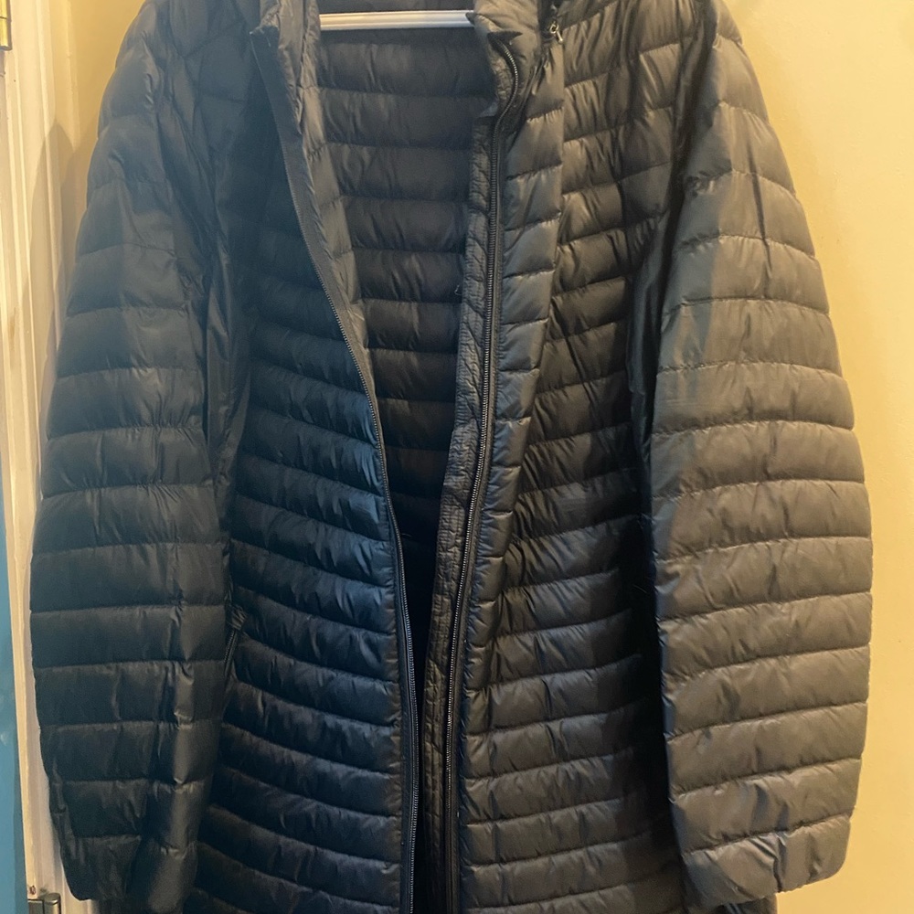 32 Degrees long packable down coat!